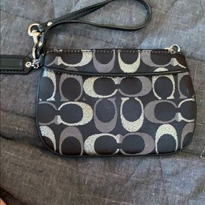 Coach mini clutch